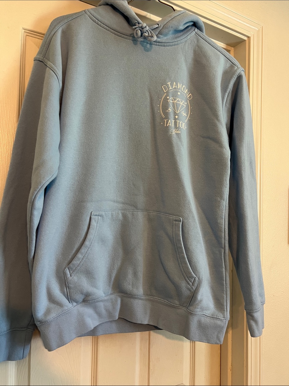 Diamond Supply Co. light blue pullover hoodie